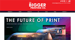 Desktop Screenshot of biggerprinting.co.uk